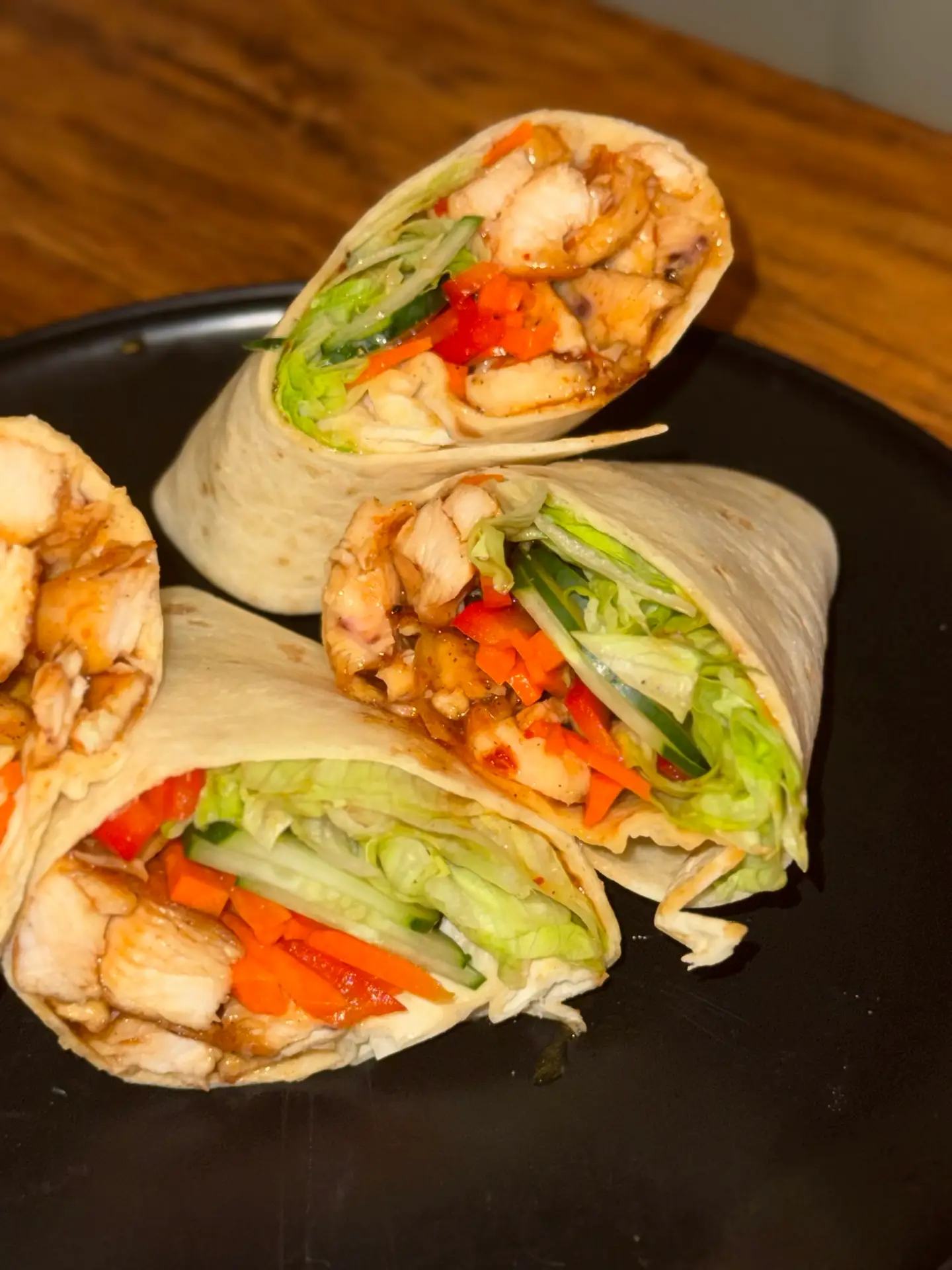 Sweet Chili Chicken Wraps